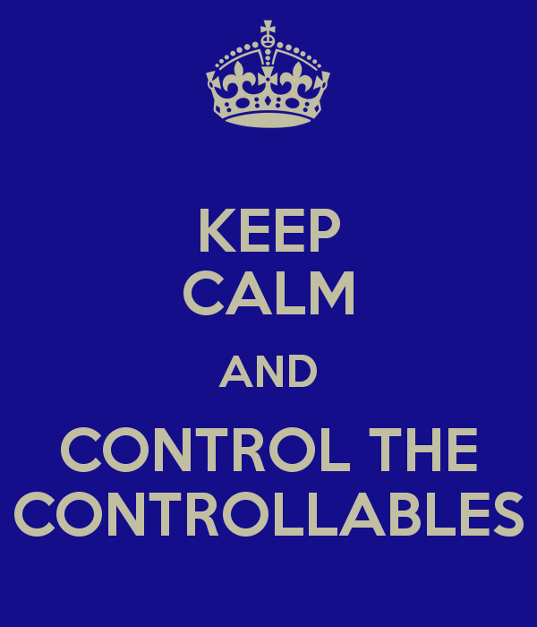 control the controllables