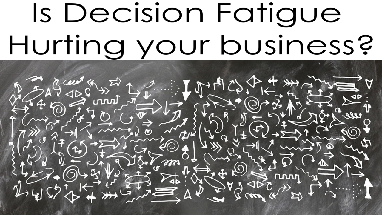 Is Decision Fatigue Hurting your business?