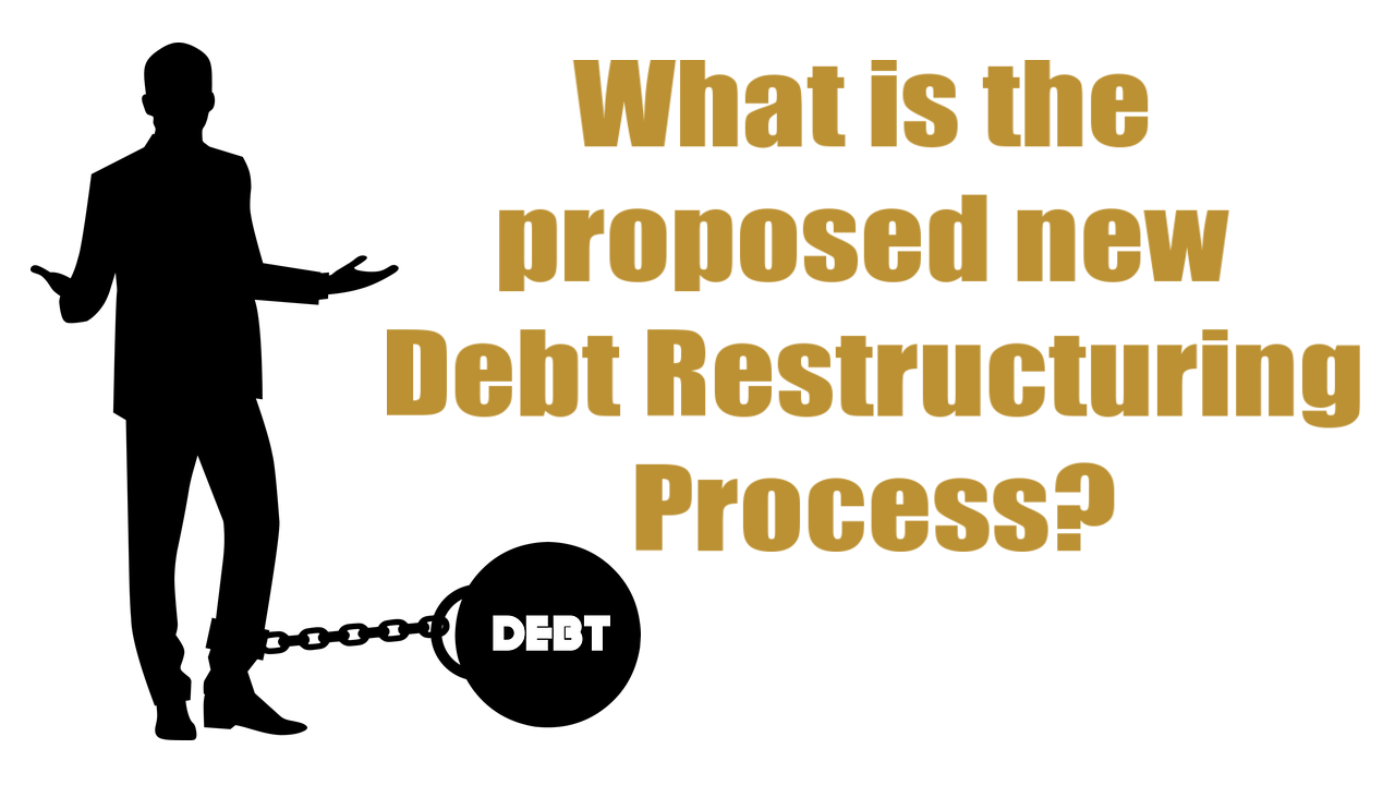 What is the proposed new Debt Restructuring Process?