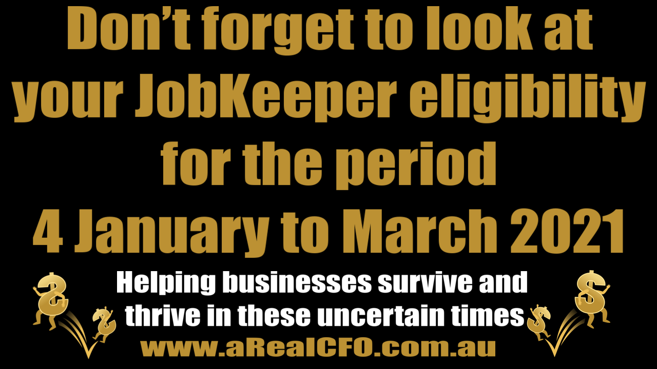 JobKeeper Update Jan 2021