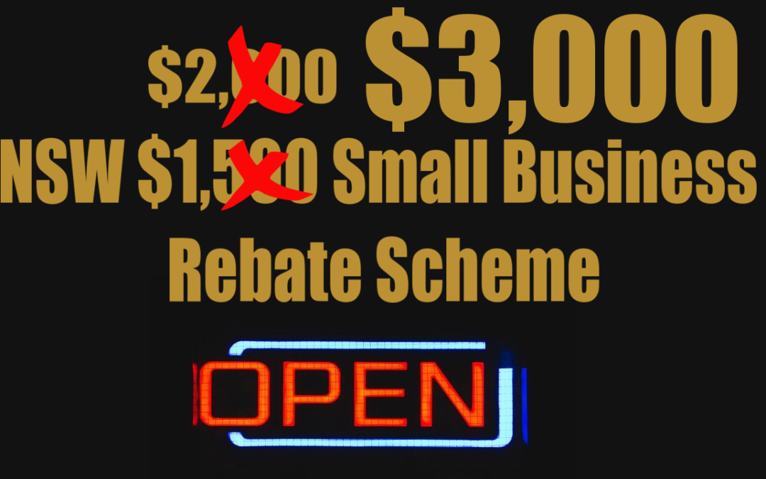 NSW Small Business Rebate Scheme