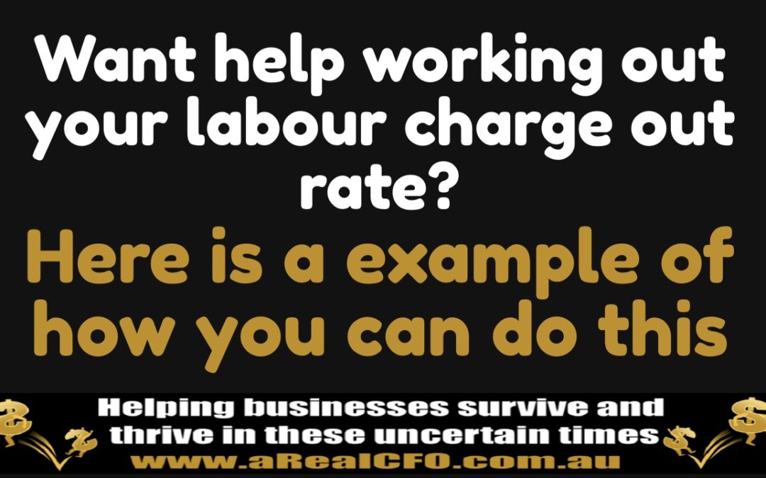 Want help working out your labour charge out rate