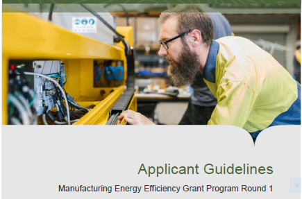 QLD Manufacturing Energy Efficiency Grant Program
