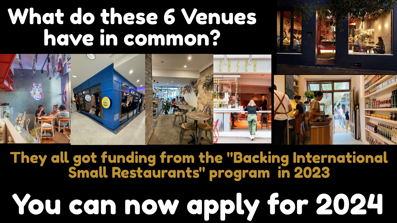 Backing International Small Restaurants