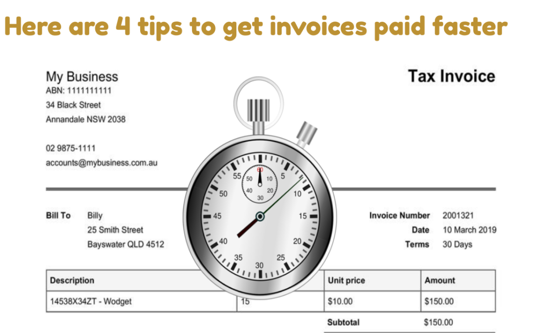 4 tips to get invoices paid faster