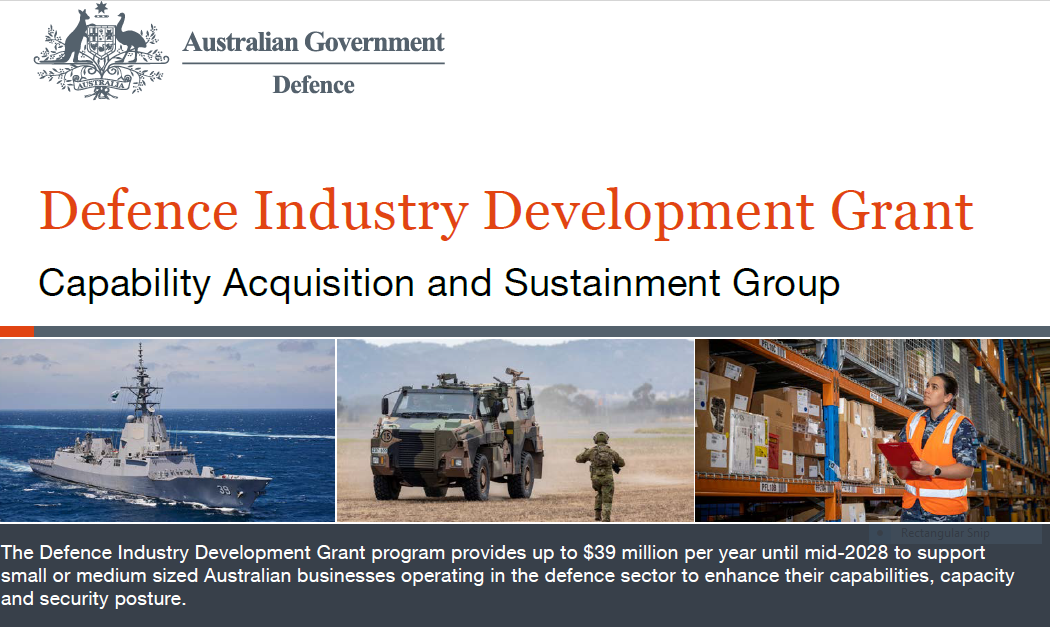 Defence Industry Development Grants Program