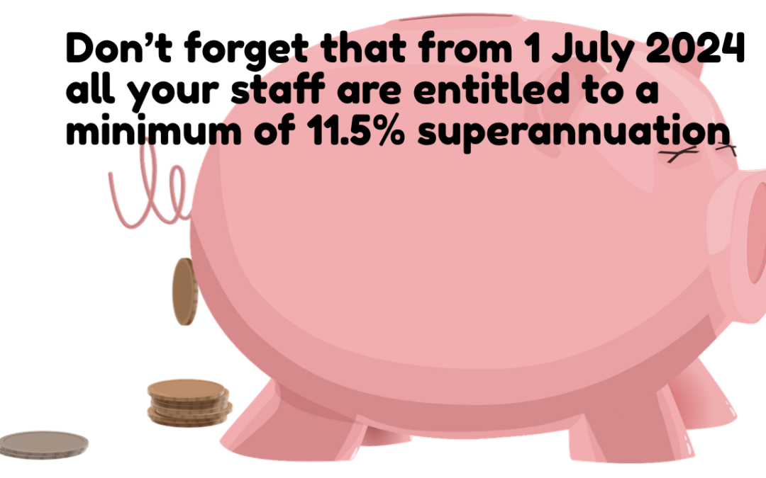 Superannuation changes 1 July 2024