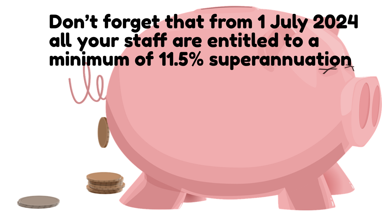 Superannuation changes 1 July 2024