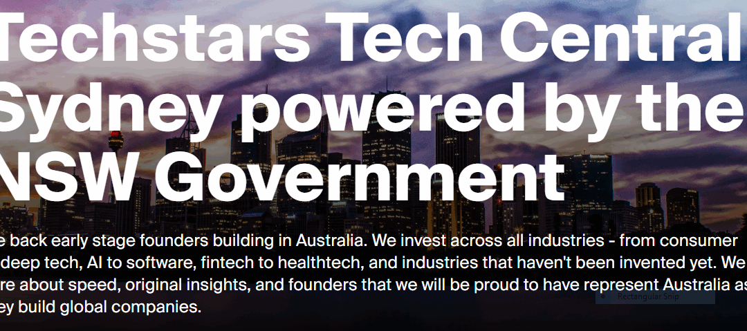 Techstars Tech Central Sydney Accelerator