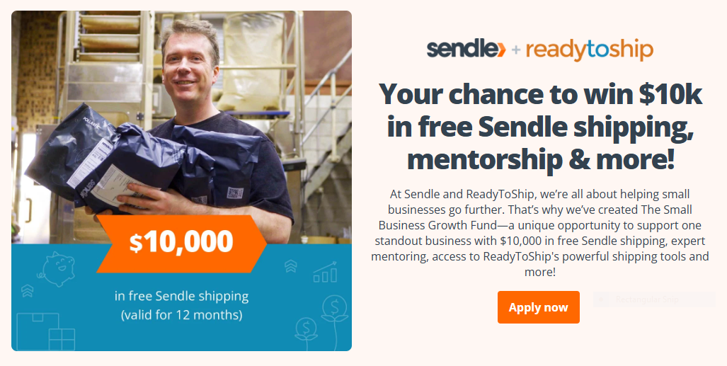 Sendle and ReadyToShip Small Business Growth Fund