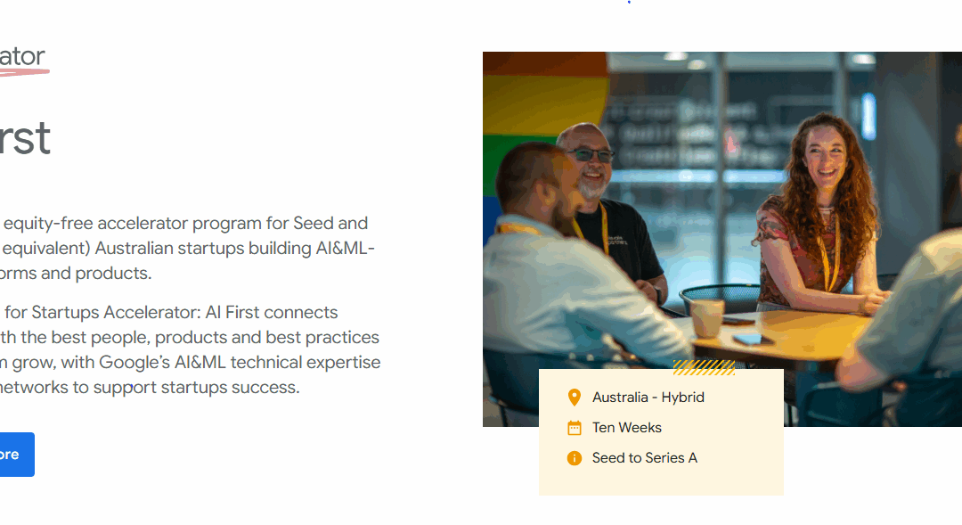 Google for Startups Accelerator: AI First