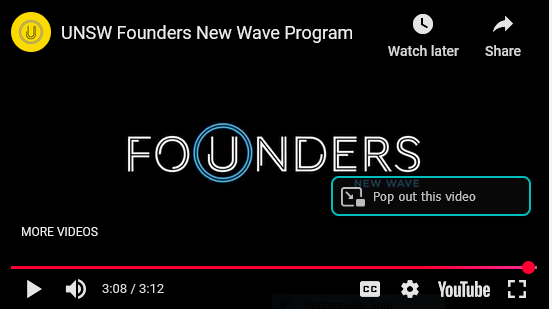 UNSW Founders New Wave program