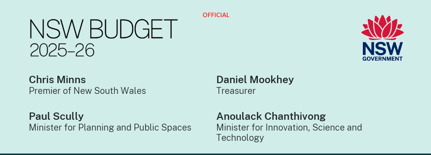 What is in the 2025-26 NSW State Budget for Business