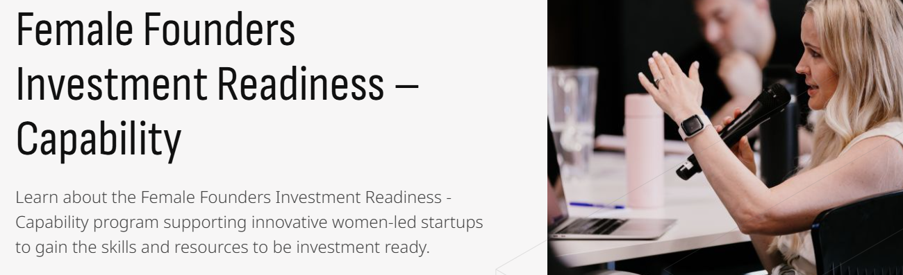 QLD Female Founders Investment Readiness – Capability Program
