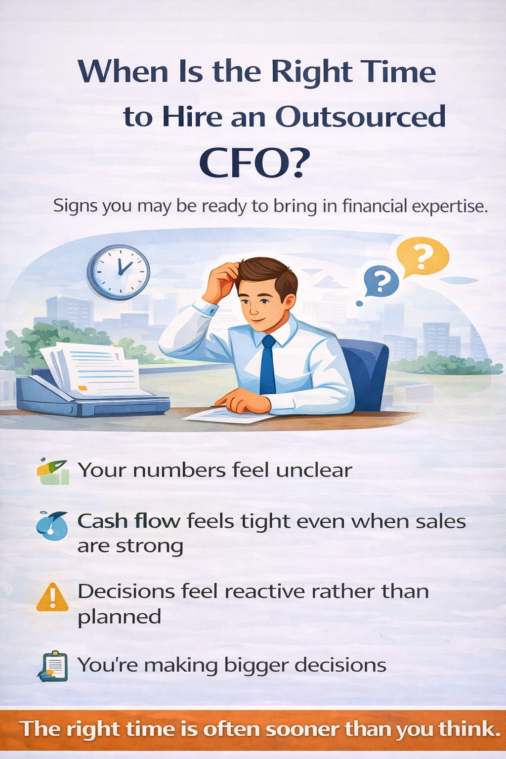 When Is the Right Time to Hire an Outsourced CFO?