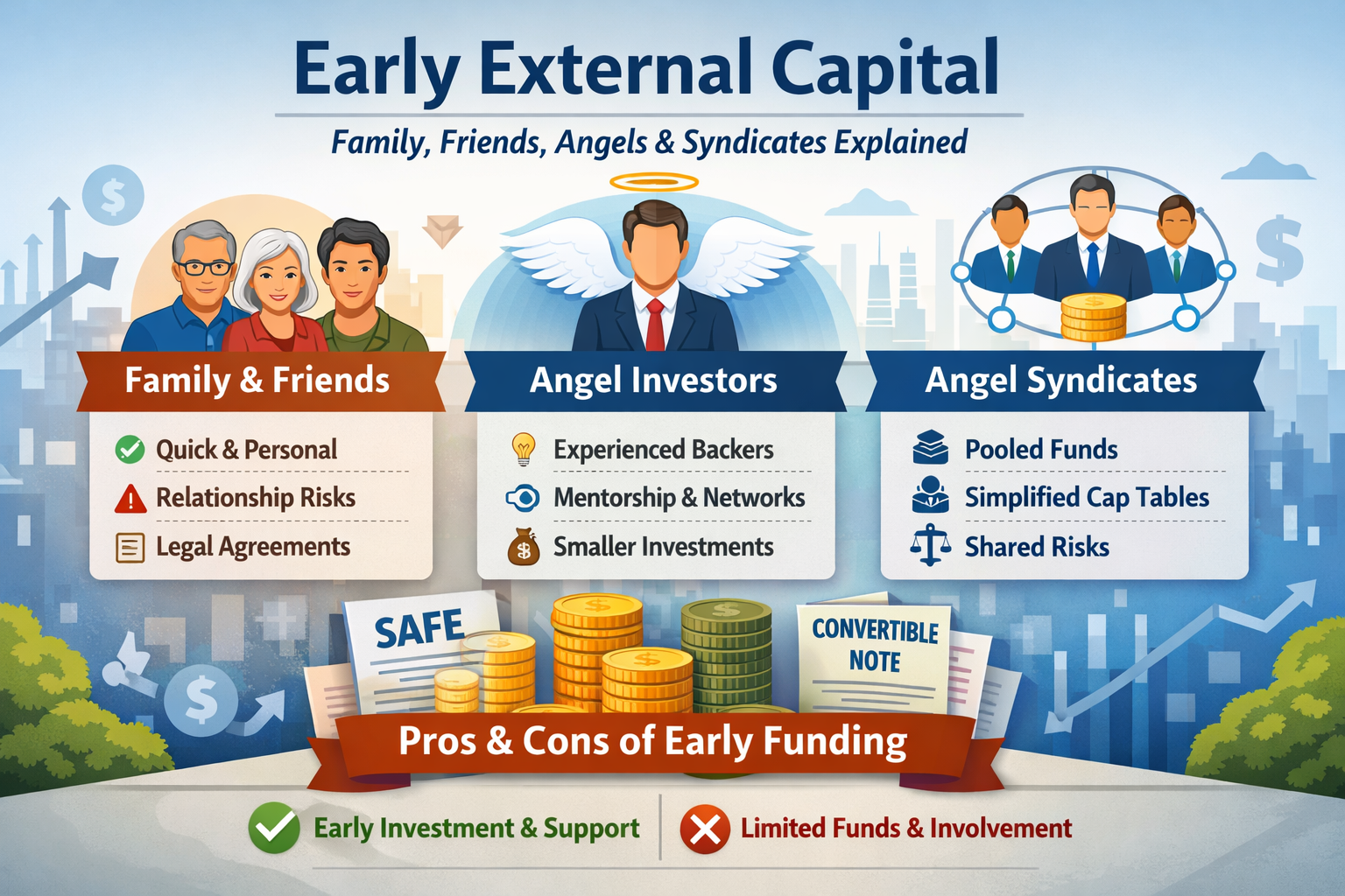 Early External Capital - Family, Friends, Angels and Syndicates