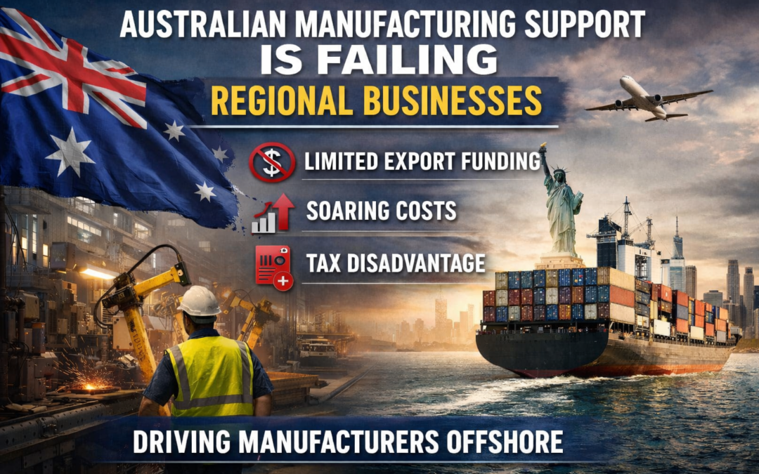 Australian Manufacturing Support Is Failing the Businesses We Rely On