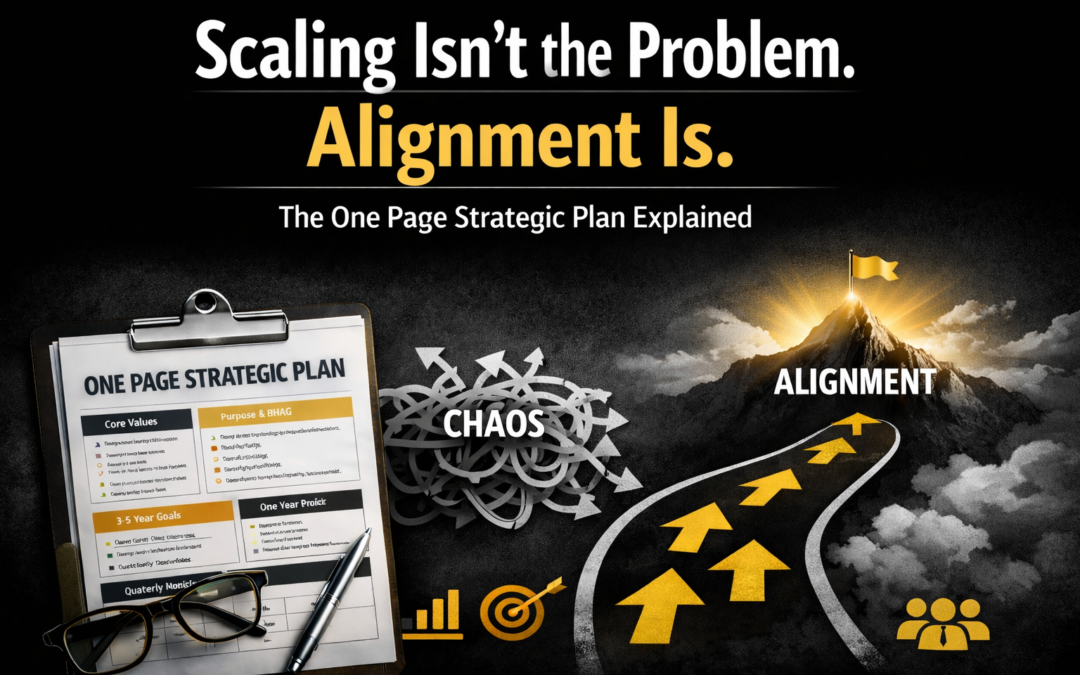 The One Page Strategic Plan