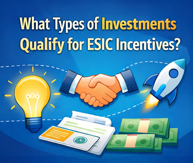 What types of investments qualify for ESIC incentives?