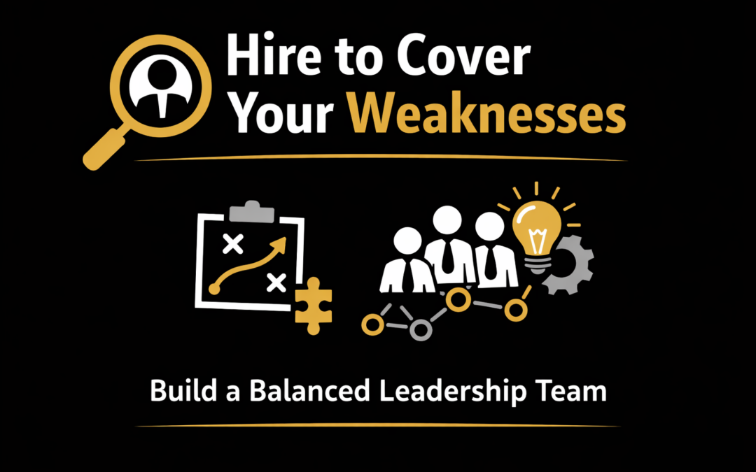 Why the Smartest Leaders Hire to Cover Their Weaknesses