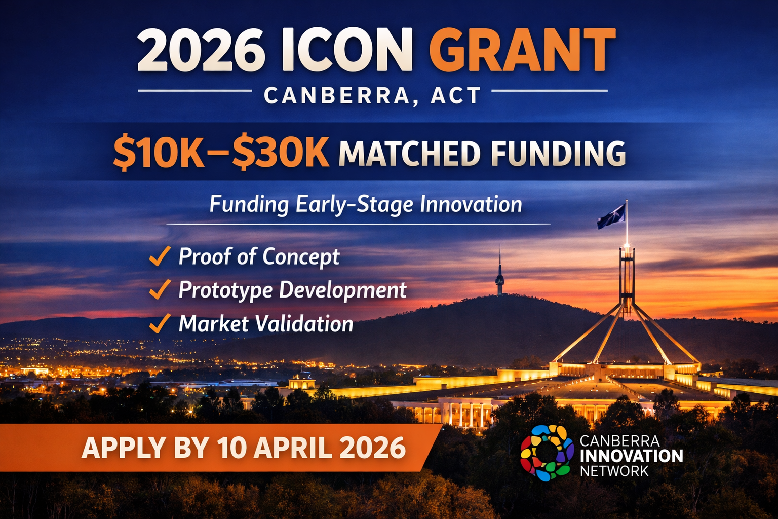 2026 Innovation Connect (ICON) Grant – Round 1