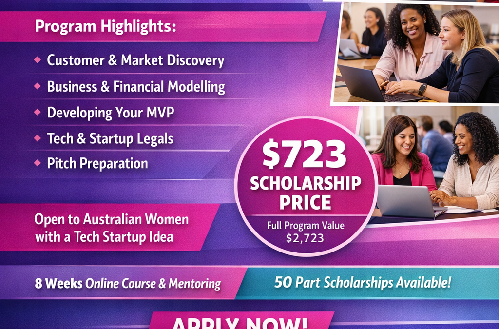 Tech Ready Women Female Founder Startup Program 2026 Cohort 1