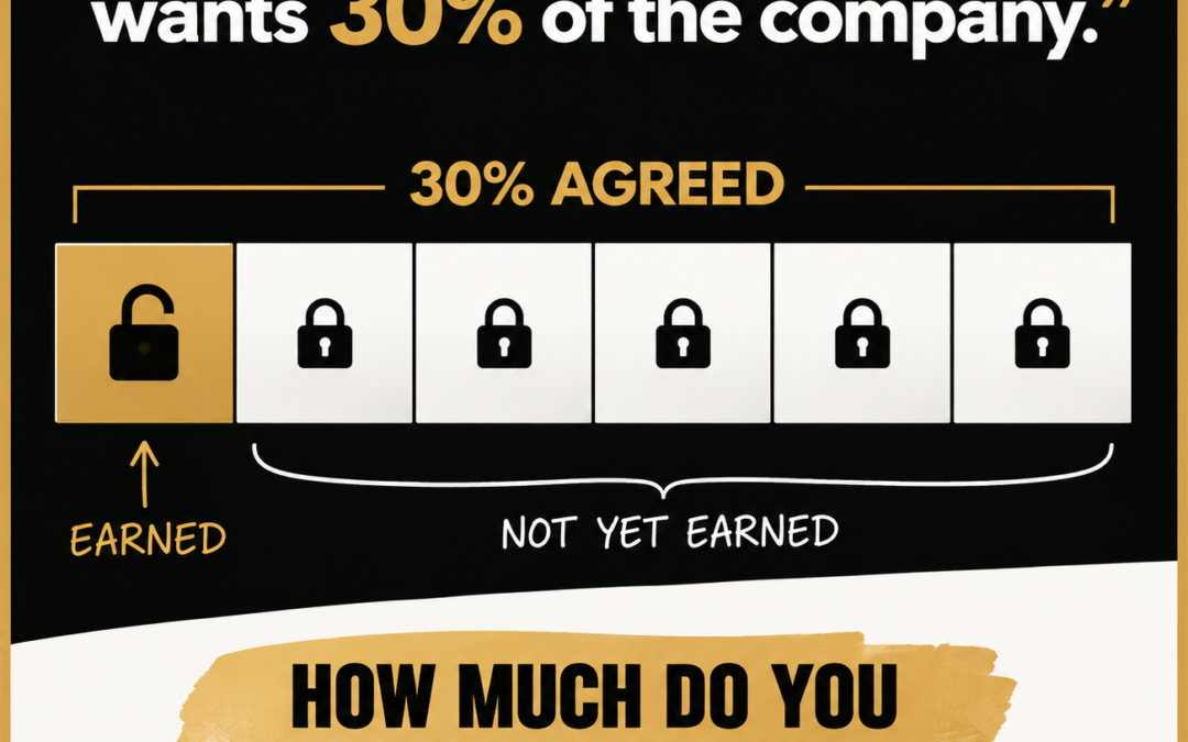 Should You Give a Technical Co-Founder 30% Equity Upfront?